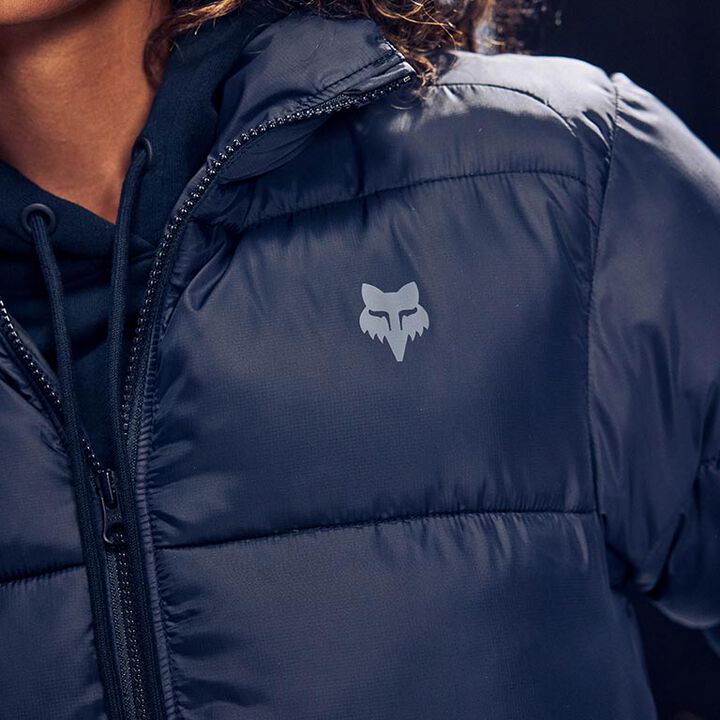 Female model wearing the Ridgeway Jacket for women