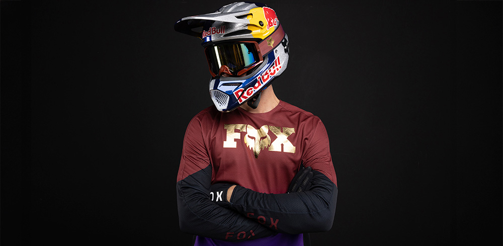 Motocross rider wearing 360 two