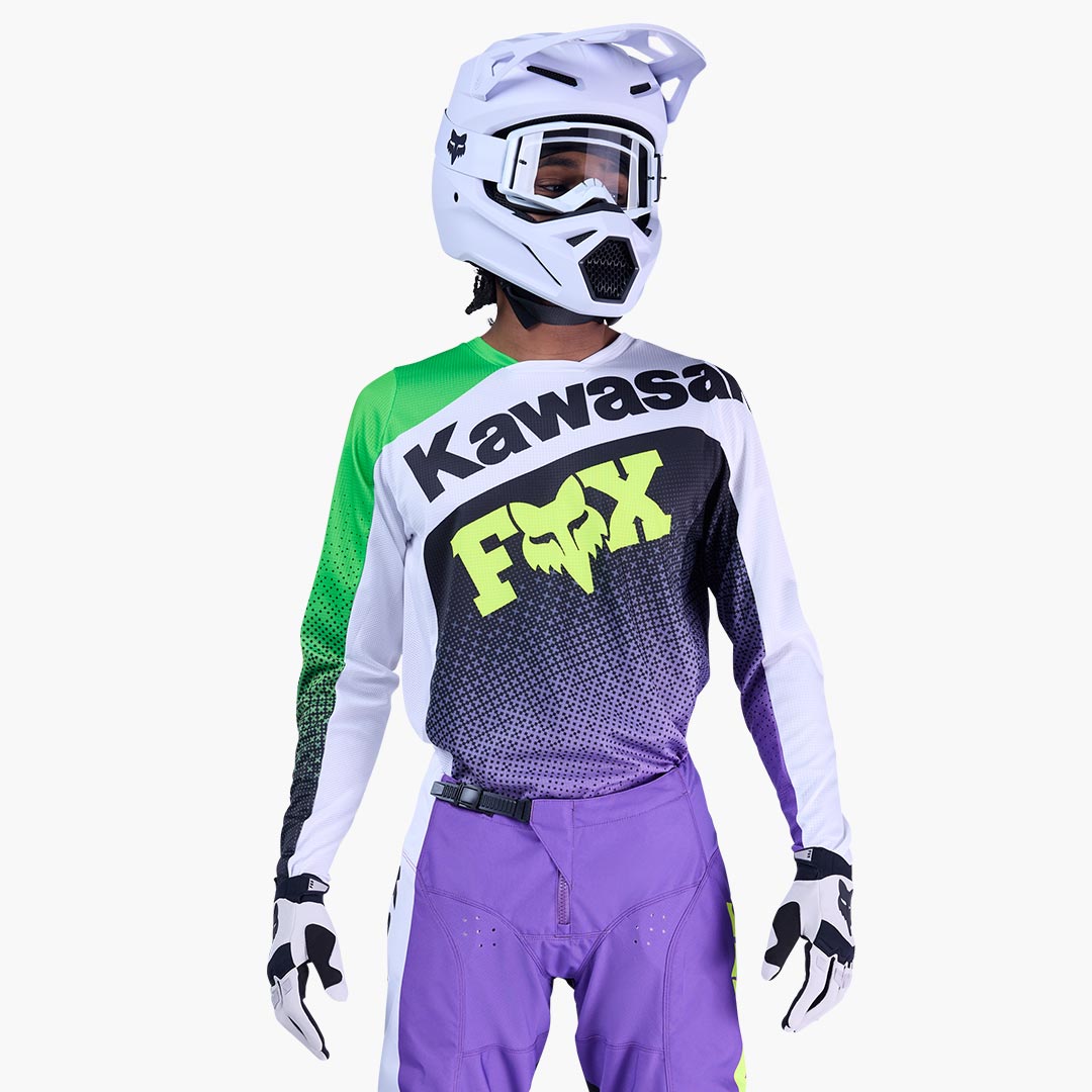 180 Kawasaki — Purple/White
