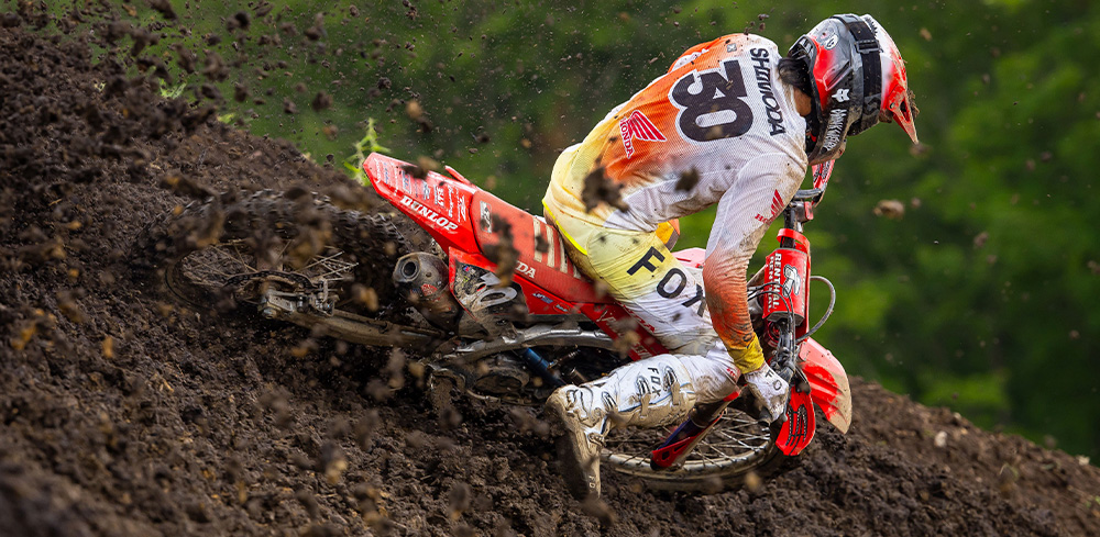 Motocross rider wearing Airline one